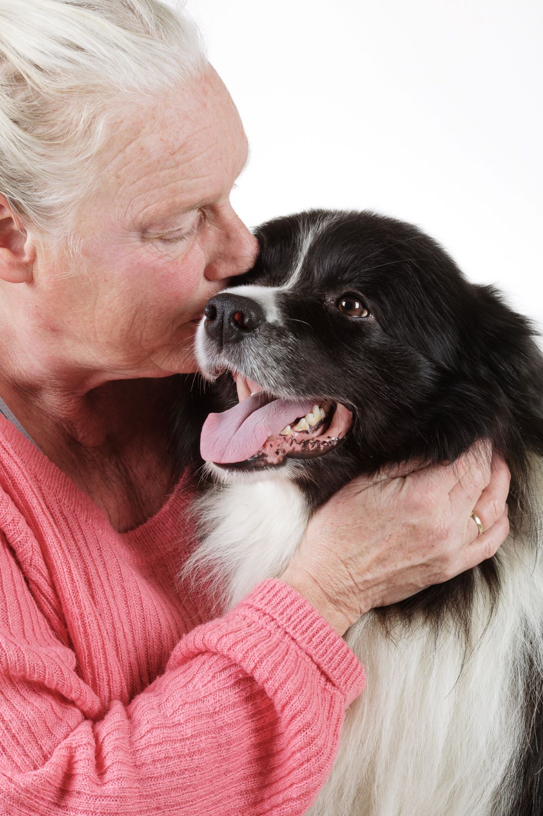 Dorthe med hund